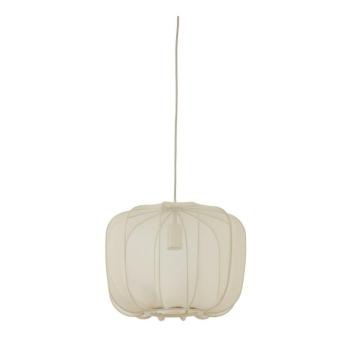 Krémszínű függőlámpa textil búrával ø 12 cm Plumeria – Light & Living kép