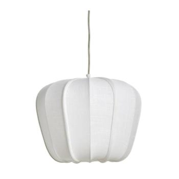 Krémszínű függőlámpa textil búrával Zubedo – Light & Living kép
