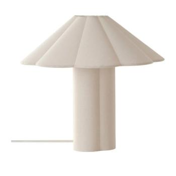 Krémszínű len asztali lámpa (magasság 38 cm) Gerd – Jotex