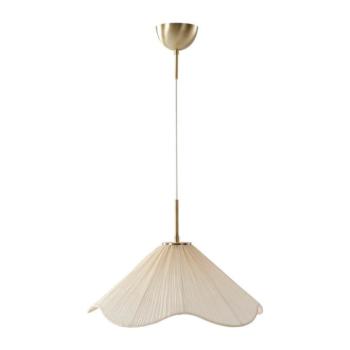 Krémszínű textil függőlámpa ø 50 cm Lunaria – Jotex kép