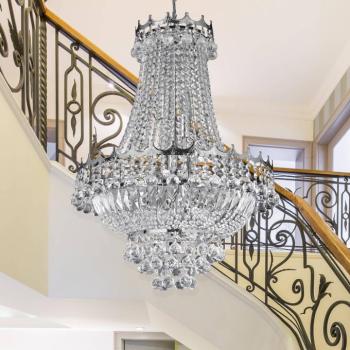 Kristály csillár Versailles króm 55 cm kép