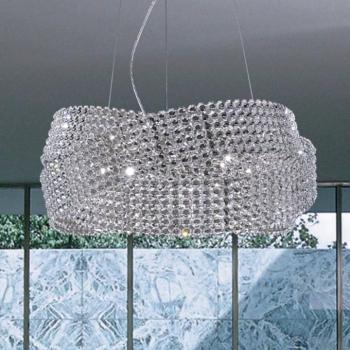 Kristály függő lámpa Diamante Ø 95 cm kép