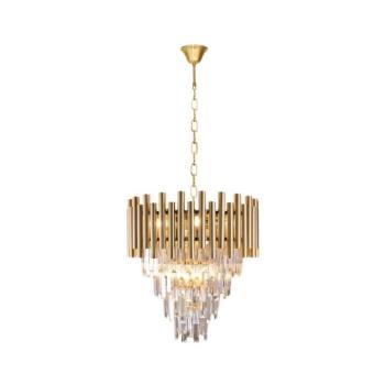 Kristálycsillár láncon MADISON 9xE14/40W/230V arany ML5992 kép