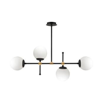 Kruva fekete függőlámpa, magasság 57 cm - Squid Lighting kép
