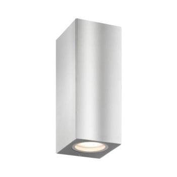Külső fali lámpa 5051, rozsdamentes acél, 17 cm, IP54, fel/le, GU10 kép