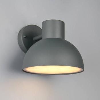 Külső fali lámpa ELBE, antracit, Ø 20 cm, fém, IP44 kép