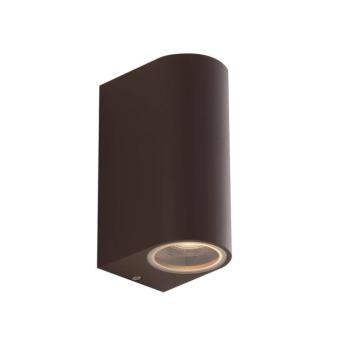 Külső fali lámpa One, bronz színű, magasság 13 cm, IP54, 2 izzós. kép