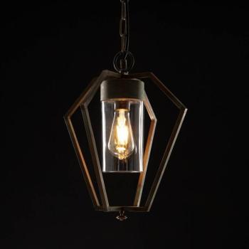 Külső lógó lámpa Gemstone 3452 antik sárgaréz