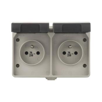 Kültéri aljzat FRENCH 250V/16A IP44 2Z A1397.1 kép
