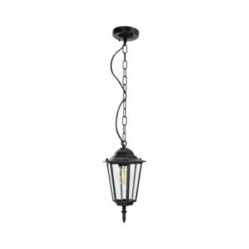 Kültéri csillár láncon 1xE27/60W/230V fekete KTLO4105CZAL kép