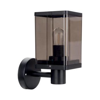 Kültéri fali lámpa 1xE27/60W/230V IP44 fekete/füstbarna OUTD. WALL LIGHT E27 XD SMOKE kép