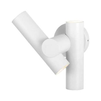 Kültéri fali lámpa, 6w, 4000K, természetes fehér, 620lm, 90°, fehér, IP44, V-TAC, 23050 kép