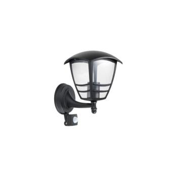 Kültéri fali lámpa érzékelővel TEVIO 1xE27/60W/230V IP54 fekete 003700 kép