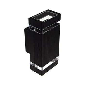 Kültéri fali lámpa LITEK 2xGU10/30W/230V IP44 fekete SKU012795 kép