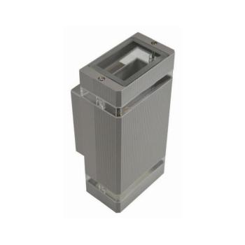 Kültéri fali lámpa LITEK 2xGU10/30W/230V IP44 szürke SKU013026 kép
