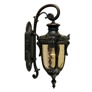 Philadelphia kültéri fali lámpa, 52 cm, bronz/borostyán, IP43 kép