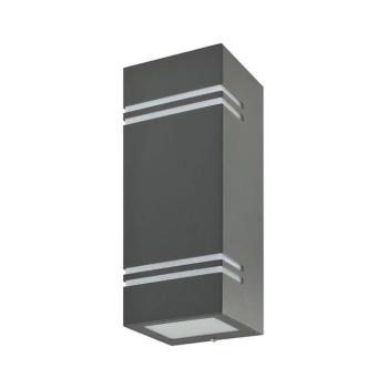 Kültéri fali lámpa QUAZAR7 2xGU10/11W/230V IP44 szürke KTLOQZ7SZ kép