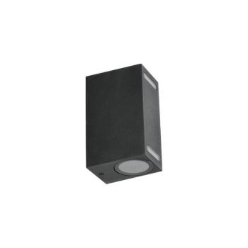 Kültéri fali lámpa QUERK 2xGU10/35W/230V IP54 15 cm fekete 003707 kép