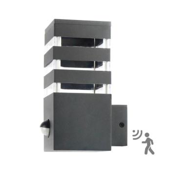 Kültéri fali lámpa TEKSAS szenzorral 1xE27/12W/230V IP44 antracit 317667 kép