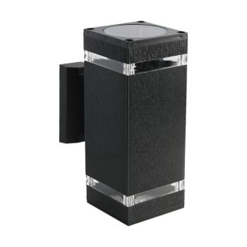 Kültéri fali lámpatest, 2xE27, fekete, IP44, V-TAC, 93574 kép
