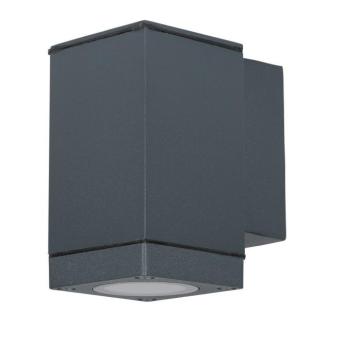 Kültéri fali lámpatest, GU10, sötétszürke, IP44, V-TAC, 8626 kép
