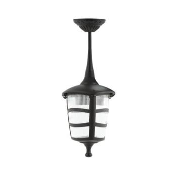 Kültéri függeszték BARI-H E27 IP44 műanyag 180x160mm fekete 3241980 VITO kép