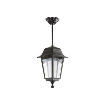 Kültéri függeszték BERGAMO-H E27 fekete IP44 műanyag 160x160x460mm fekete 3241870 VITO kép