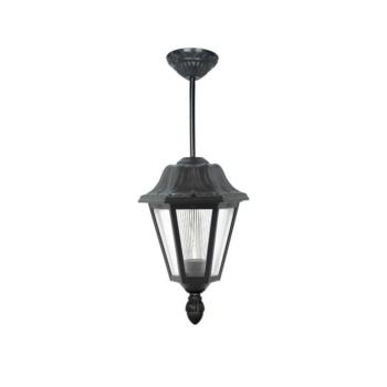 Kültéri függeszték VERONA-H E27 fekete IP44 műanyag 240x240x500mm 3242080 VITO kép