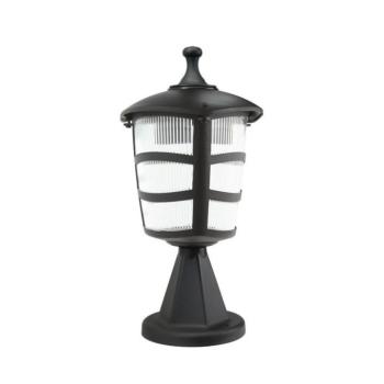 Kültéri kerti lámpa BARI-34 E27 fekete IP44 műanyag Φ180x340mm fekete 3241960 VITO