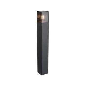 Kültéri lámpa 1xE27/40W/230V IP44 80 cm fekete/füstszínű OUTD. BOLL. LIGHT E27 XD 80 SQ