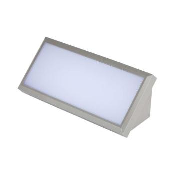 Kültéri LED fali lámpa, 20w, 6400K, hideg fehér, 2050lm, 110°, szürke, CRI>80, IP65, V-TAC, 218238 kép