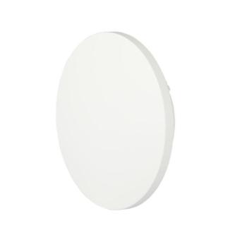 Kültéri LED fali lámpa kerek Bridgelux, 5w, 3000K, meleg fehér, 710lm, 360°, fehér, CRI>80, IP65, V-TAC, 217524 kép