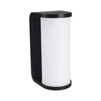 Kültéri LED fali lámpa modern, 12w, CCT, 1760lm, 190°, fekete, CRI>80, IP65, V-TAC, 23758 kép