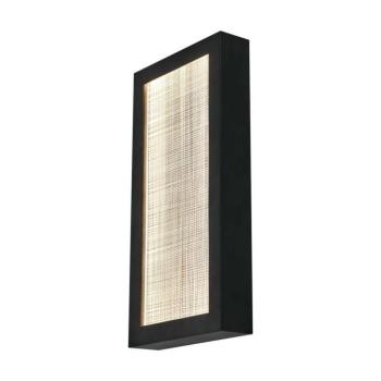 Kültéri LED fali lámpa modern, 20w, 3000K, meleg fehér, 2300lm, 140°, fekete, CRI>80, IP65, V-TAC, 10558 kép