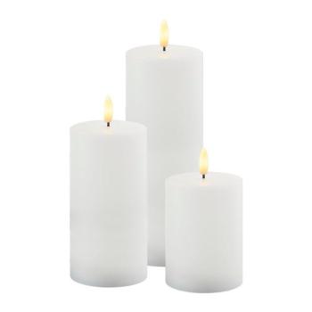 Kültéri LED gyertya szett 3 db-os (magasság 20 cm) Sille – Sirius kép