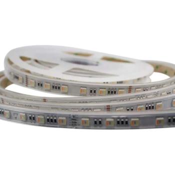 Kültéri LED szalag, 24 w, színátmenetes CCT+RGB, 1630 lm/m, 24V, 120°, IP65, V-TAC, 2896