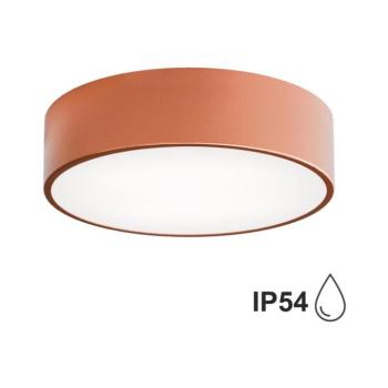 Cleo 300 mennyezeti lámpa, réz, érzékelő, IP54, Ø 30 cm, fém kép