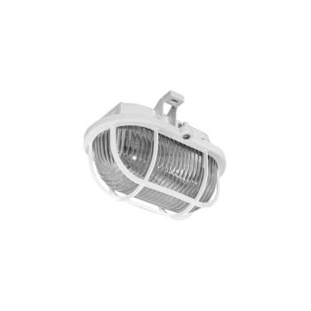 Kültéri mennyezeti lámpa OVAL 1xE27/60W/230V IP44 fehér SOP-60/B kép