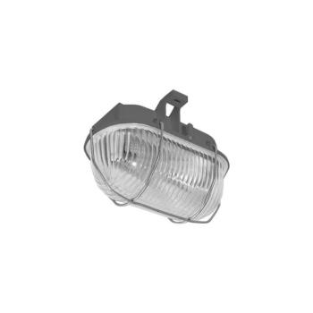 Kültéri mennyezeti lámpa OVAL 1xE27/60W/230V IP44 szürke SOK-60/S