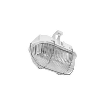 Kültéri mennyezeti lámpatest OVAL 1xE27/60W/230V IP44 fehér SOK-60/B kép