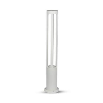 Kültéri oszloplámpa, 10w, 6400K, hideg fehér, 450lm, 72°, fehér, CRI>80, IP65, V-TAC, 8327 kép