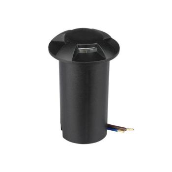 Kültéri taposólámpa, 1w, 6400K, hideg fehér, 50lm, 180°, fekete, CRI>80, IP67, V-TAC, 211472 kép