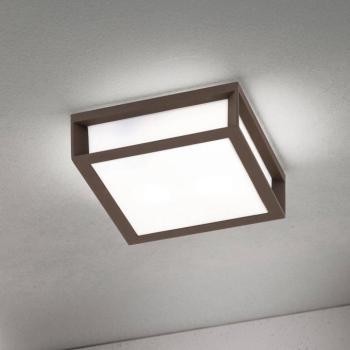 Kültéri világítás Henry, corten, alumínium öntvény, E27, IP44 kép