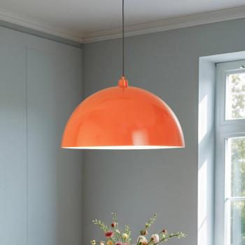 Kure lógó világítás, narancssárga, fém, Ø 60 cm, E27 kép