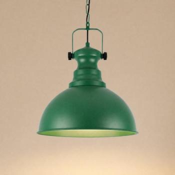 Kure lógó világítás, zöld, átmérő 31 cm, fém, E27 kép