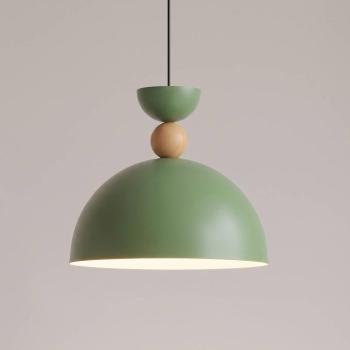 Kure lógó világítás, zöld, Ø 30 cm, fém, E27 kép