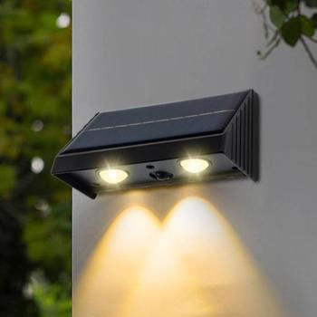 Kyla LED fali lámpa, fekete, szélesség 11 cm, 4 darabos készlet