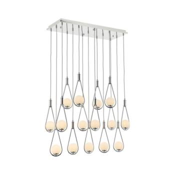 LAHORE kábelcsillár 15xG9/10W/230V fényes króm 301AUR1270