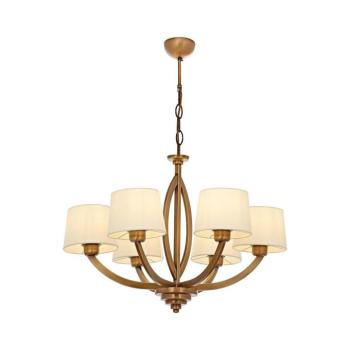 LAHORE láncos csillár 6xE27/40W/230V, bronz színű 301AUR1312 kép