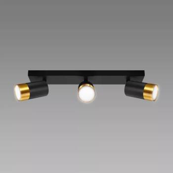 Lámpa PUZON SPT GU10 3L BLACK/GOLD 04127 LS3 kép